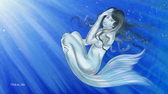 Cosmic Mermaid Mermaid in the sun